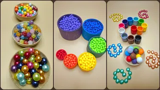 Satisfying Reverse Video | Xylophone, Balls, Pearls, Bead Tower, Marble Run
