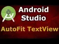 Android Studio Create Auto TextView Android App Development