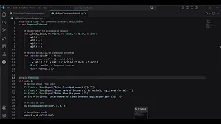Learn Python OOP with Real Example Compound Interest Program