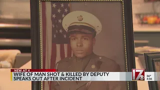 Wife of man shot killed by Johnston County deputy speaks out