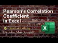 3 Ways to Calculate a Pearson s Correlation Coefficient in Excel