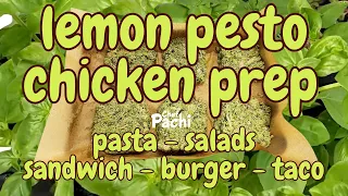 Nut-Free Pesto Chicken Patties | Easy Instant Pot Freezer Meal #chefpachi