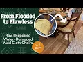 Van overstroomd naar perfect: hoe ik in 3 dagen waterschade aan mijn stoelen van modderdoek heb v...