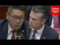 Download Lagu Derek Tran Asks Hegseth If He'd Treat Member Of Congress As Padilla Was At Noem's Briefing