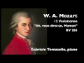 Mozart twinkle twinkle little star 12 variations piano