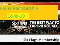 New - How to pause your Six Flags Membership cancel membership Covid-19 Corona Virus