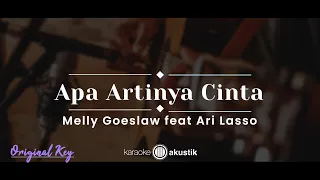 Download Apa Artinya Cinta – Melly Goeslaw feat. Ari Lasso (KARAOKE AKUSTIK - ORIGINAL KEY) MP3
