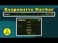 ASMR Programming - How to Create Responsive Navigation Bar using HTML CSS and JS