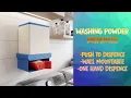 Washing Powder Dispenser Push to Dispense Fully 3D printable