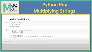 Python Pop Multiplying Strings