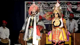 yakshagana 2016 haasya sri ramesh bhandari in krishnarjuna as daaruka sagar