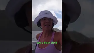 That came out of nowhere! #sailing #boatlife #adventure