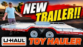The New U-Haul Toy Hauler Trailer Has Me HYPED Here s Why