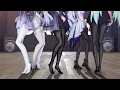 WUWA MMD stocking version of Aemeath Mornye Lynae Chisa Denia UP DOWN