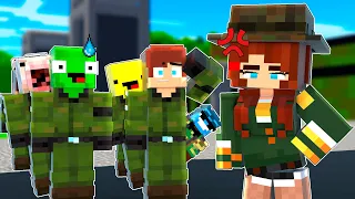 MAIZEN : JJ Sister x JJ Went to ARMY CAMP?! - Animation JJ & Mikey