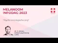 Download Lagu Melanoom Infodag 2023: Psycho oncologische zorg