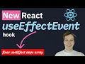 New React useEffectEvent hook
