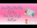Annie Plans Printables How to including how to make your own TN Inserts