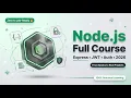 Backend Development Full Course 2026 Node js Express MongoDB JWT Hindi