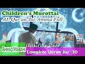Children's Murottal Al Qur'an Juz Amma Full | Complete Quran Juz' 30 Ahmad Misbahi