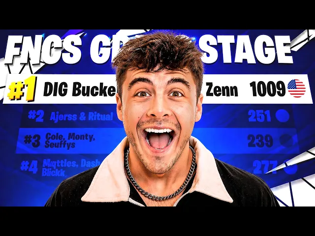 Video: Bucke QUALIFIED for FNCS Grand Finals! 🏆