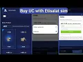 how to purchase pubg uc in uae with etisalat sim from uc in etisalat UAE midasbuy 2020
