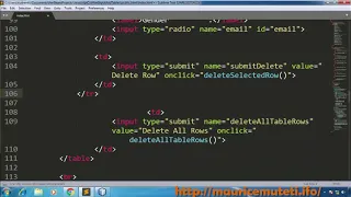 10 JAVASCRIPT CSS HTML TUTORIAL - How To Delete Or Reset All Table Rows
