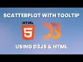 d3js tutorial scatter plot with tooltip using data from a csv file