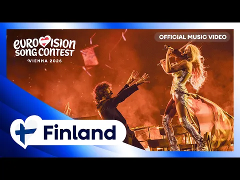Linda Lampenius x Pete Parkkonen - Flamethrower | Finland ðŸ‡«ðŸ‡® | Official Music Video | #Eurovision - YouTube thumbnail