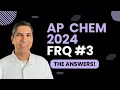 AP Chemistry 2024 Free Response Question - SOLVED