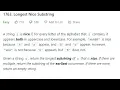 Longest Nice Sustring Leetcode Easy Problem