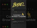 Understand the Babel concept in React JS What is Babel JS Why to use Babel in React JS
