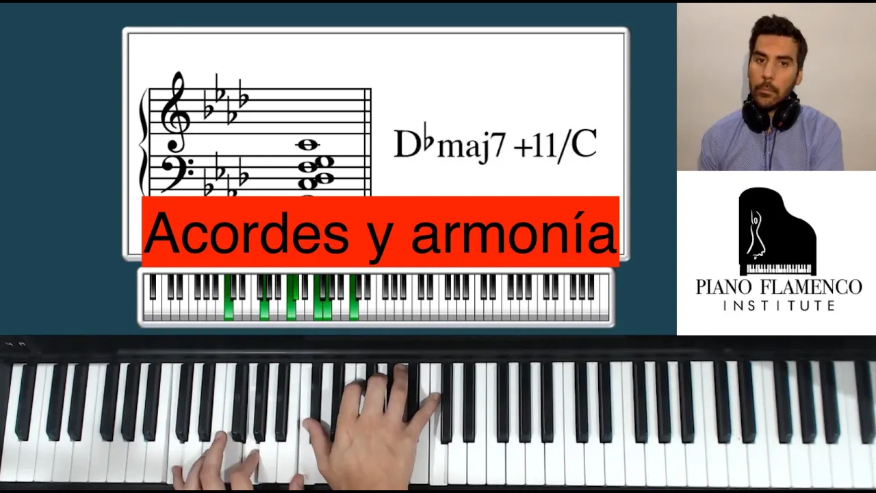 (Spanish) Piano Flamenco Institute - Live Stream #6 Acordes