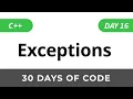Day 16 Exceptions - String to Integer