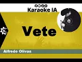 Alfredo Olivas - Vete   Karaoke