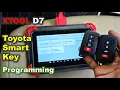 Toyota Smart Key Programming 2013 - 2018 Rav4 Camry Corolla Add Toyota Smart Key XTOOL Scanner