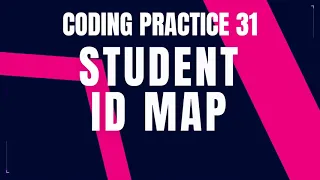 Python Problem STUDENT ID MAP Coding practice 31 Python Coding Debugging Nxtwave CCBP 4 0