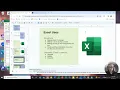 Unit 4 Excel Part 1 Computer Literacy 2 of 2