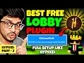 How To Setup Deluxe Hub Lobby Plugin in Hypixel Best Lobby Plugin in Aternos