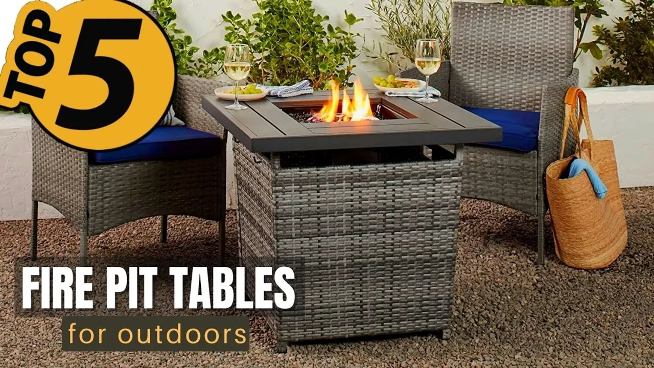 TOP 5 Best Gas Fire pit Table