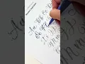 Modern Calligraphy Alphabet Free Worksheet