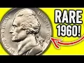 1960 JEFFERSON NICKELS WORTH MONEY - RARE COINS TO LOOK FOR IN POCKET CHANGE
