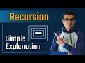 Simple Explanation of Recursion Recursion Python Data Structures Algorithms Tutorial Python