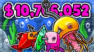I Made 10 706 052 Catching LEGENDARY Fish in Tiny Fishing