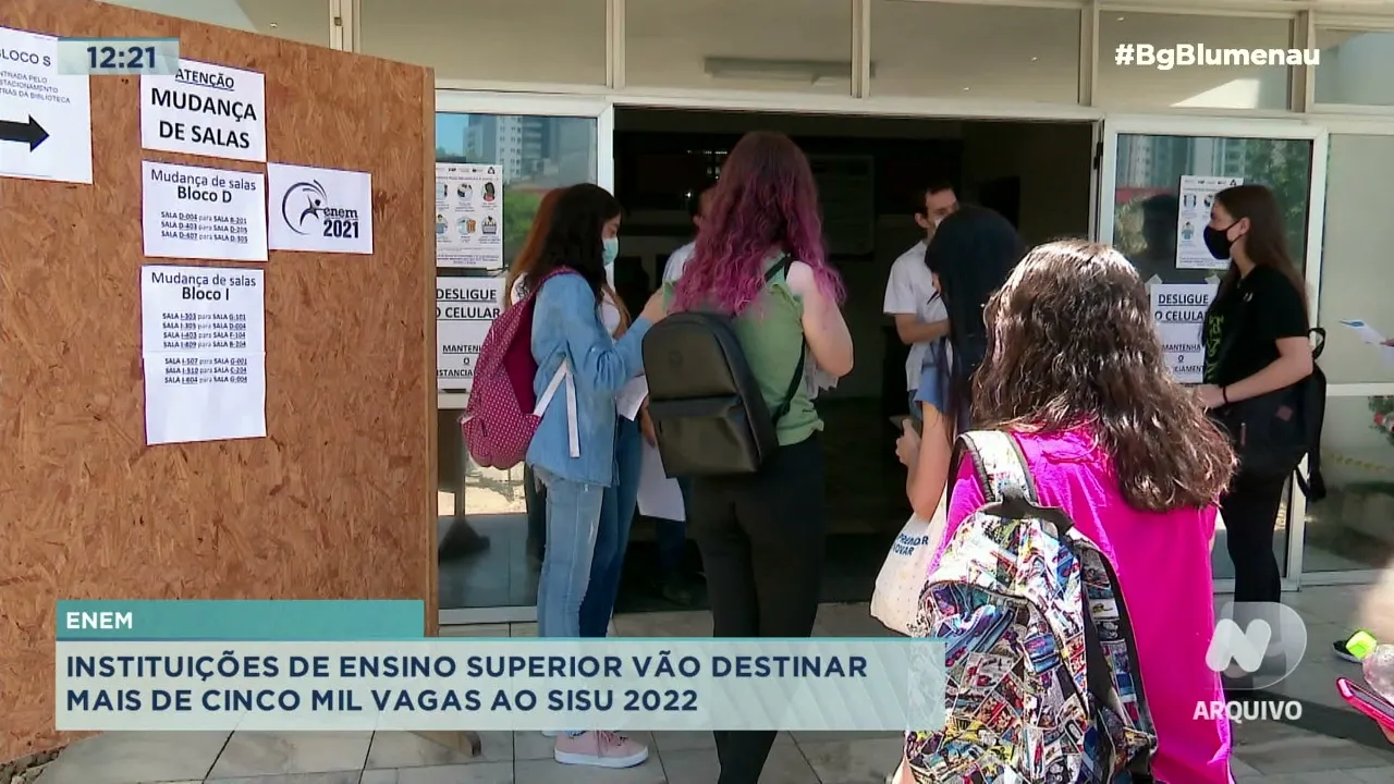 Instituições de ensino superior vão destinar mais de cinco mil vagas ao Sisu 2022