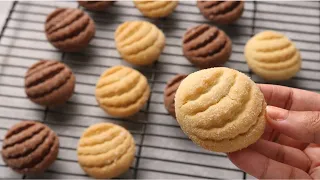 بسكوت العشر دقائق بمكونات في كل بيت 