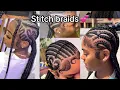 Stitch braids tutorial beginners friendly