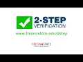 2 Step Verification at Fresno State