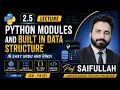 2 5 Python Modules Built-in Data Structures Computer 11th Class ICS FA-IT