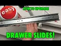 How to Upgrade Roller Drawer Slides Quick and Easy - Soft-Close Upgrade